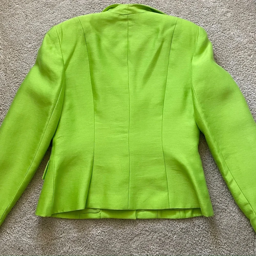 COPY - Vintage Dior Neon Green Blazer & Skirt - Size 8